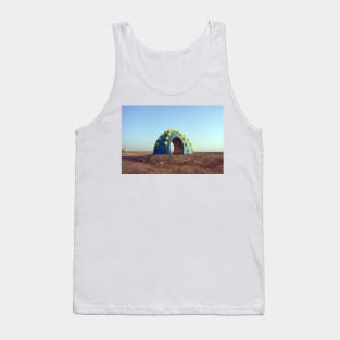 a beach sunshade Tank Top